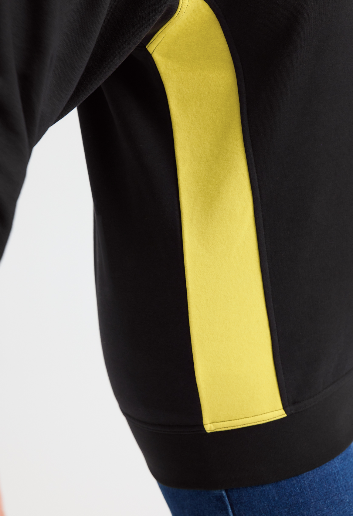 Two Tone Crew Neck Sweatshirt